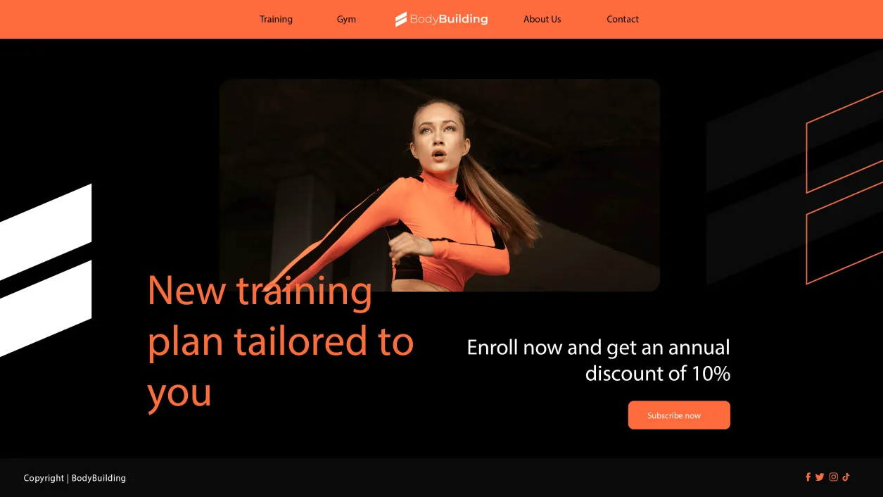 Landing Page Mockup Focused on Conversions