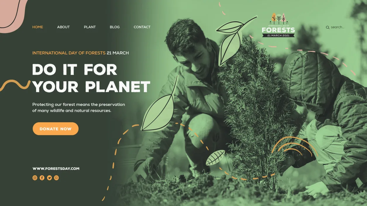 Custom-Made Website Design Mockup